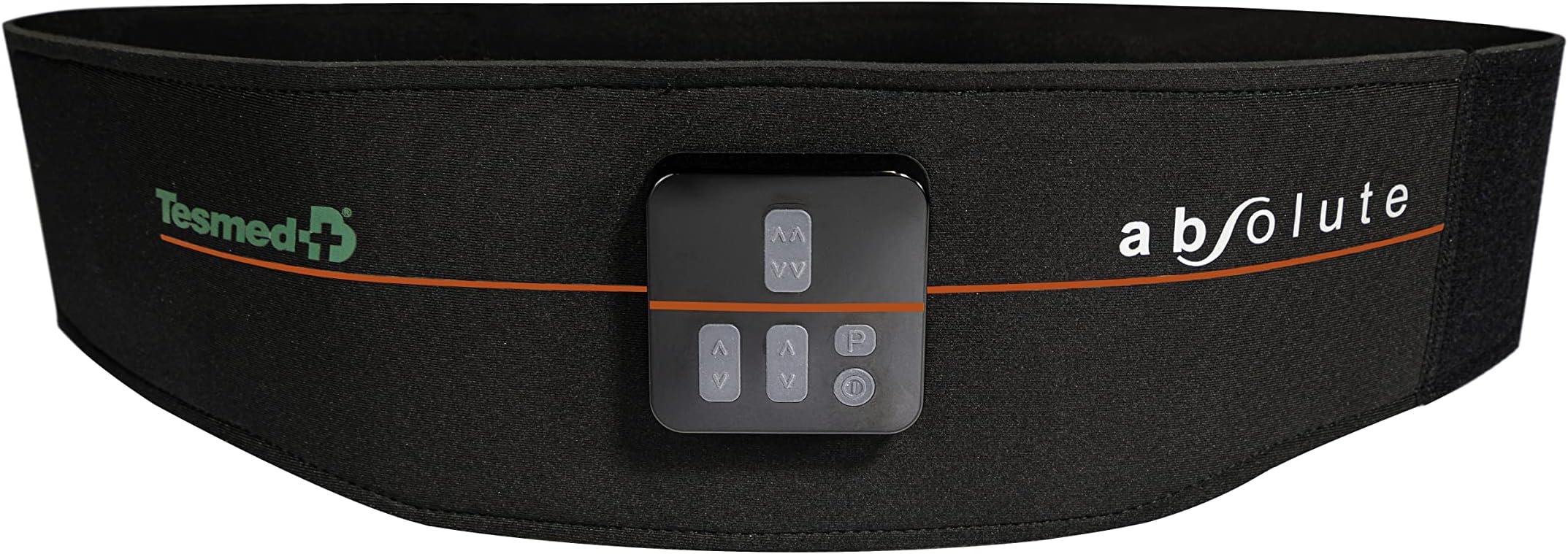 TESMED Absolute: EMS Abs Trainer Muscle Stimulator, Belt for Central and Lateral Abdominal Electro Stimulation - USB Rechargeable, 99 Intensity Levels - Wireless, Unisex, Made in Italy