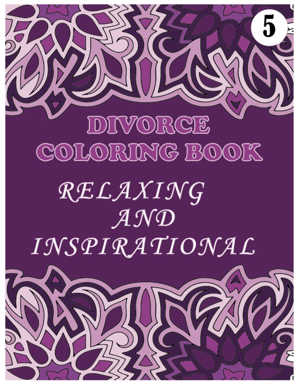 Livre de coloriage divorce attentionné à offrir à une amie pour retrouver l'inspiration