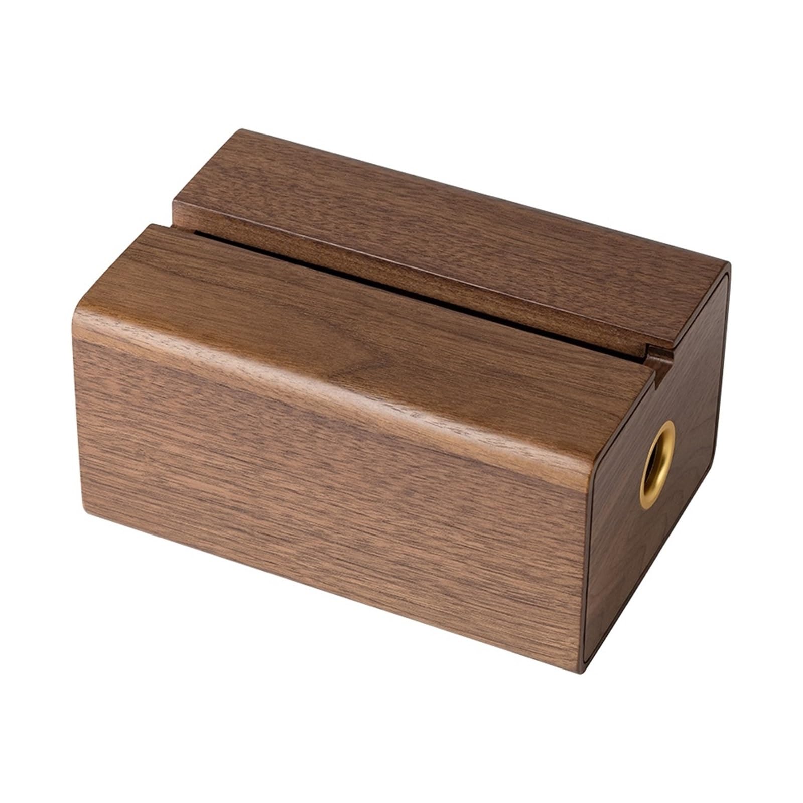 Tissue Case Walnut Wood Tissue Box Cover For Home Living Room Desktop Napkin Facial Dispenser Tissue Dispenser