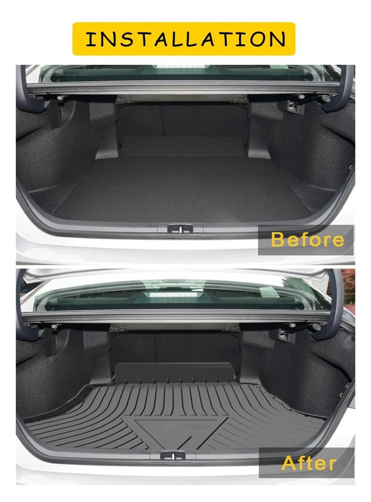 Tappetino Bagagliaio In TPE Per Toyota Camry XV70 (2018-2022) - Antiscivolo E Impermeabile