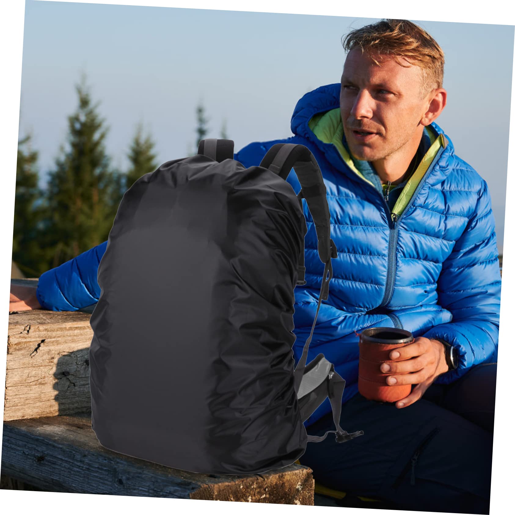Kisangel 2 Juegos De Fundas para Mochila Mochila para Exteriores Almacenamiento A Prueba De Lluvia Impermeable para Ciclismo Protector para Senderismo Viaje con Espalda para Bolsa
