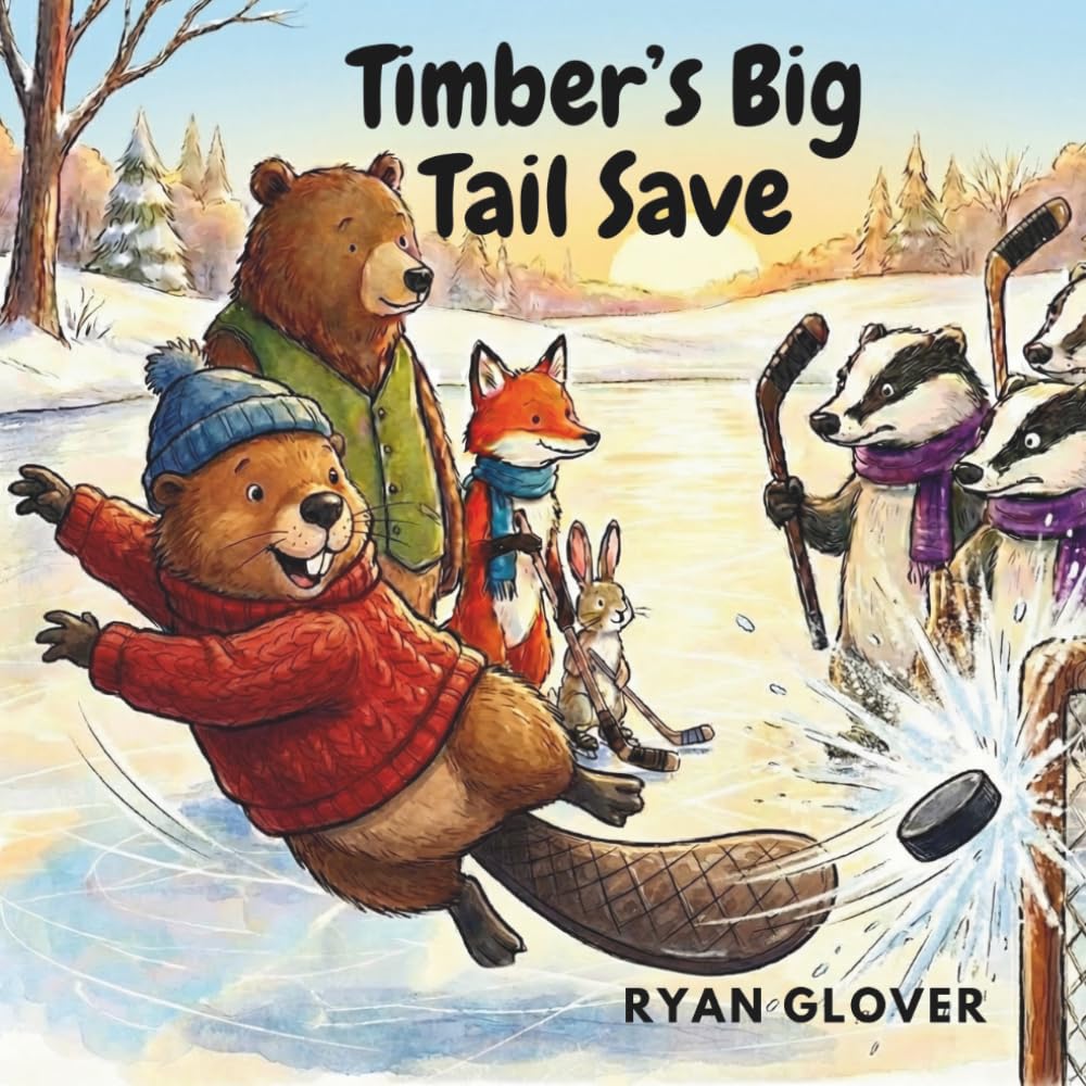 Timber’s Big Tail Save: A Heartwarming Children’s Book About Hockey, Confidence, and Finding Your Unique Strengths