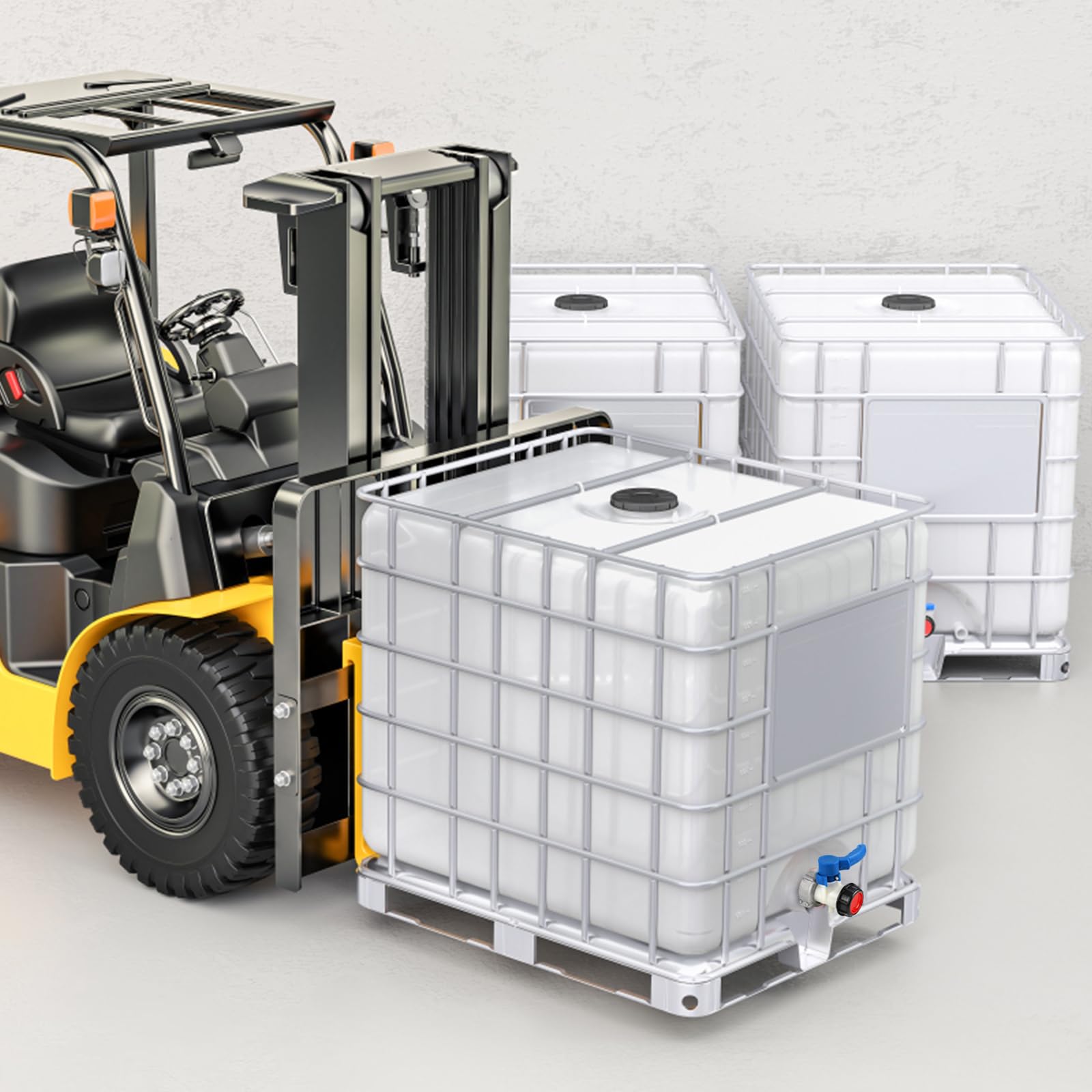SWAIWS Robinet Cuve 1000L Adaptateur Cuve 1000L DN50 (75mm) Raccord Cuve IBC Robinet de Vidange Adaptateu de Réservoir IBC Connecteur Cuve IBC Papillon