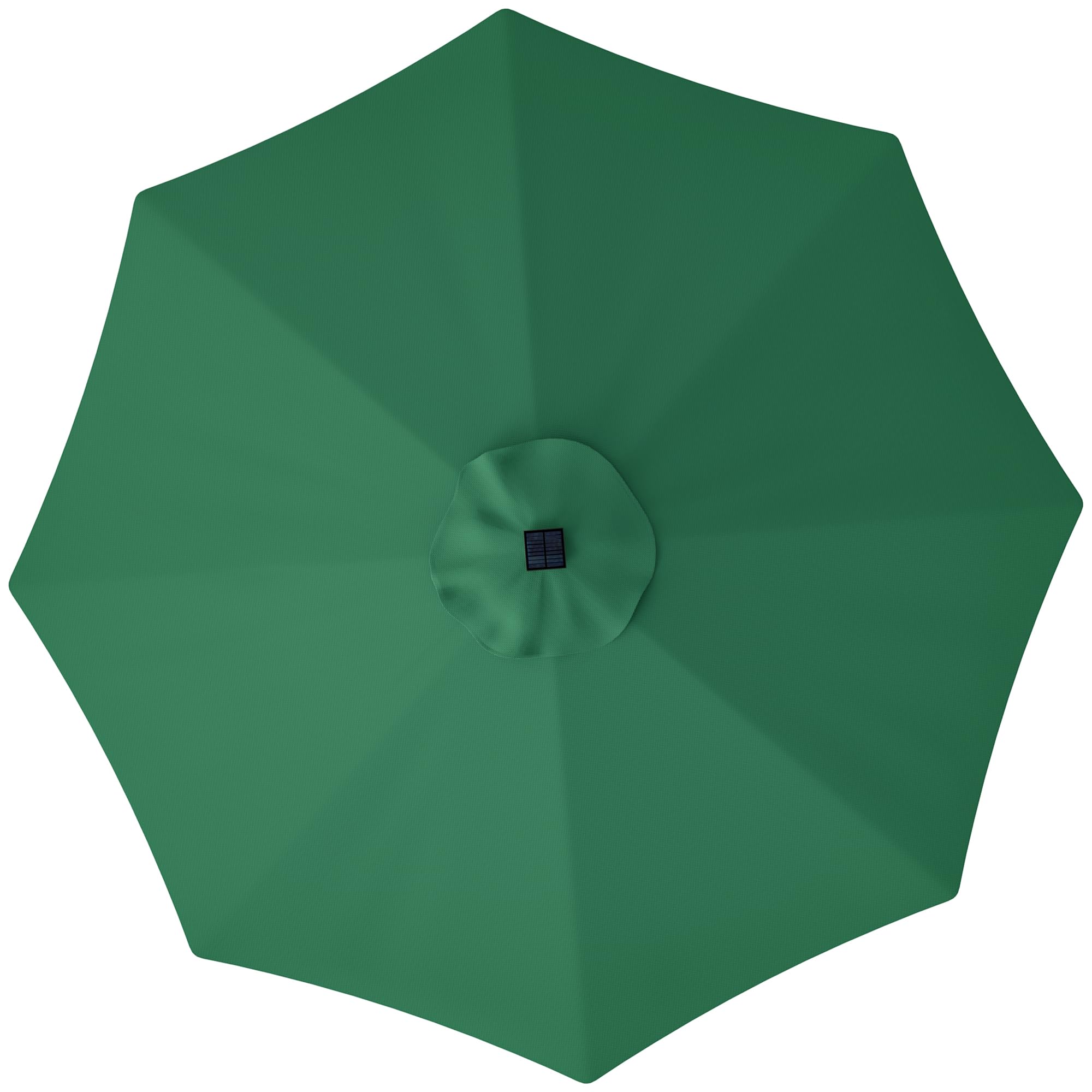 Outsunny Toldo de Recambio de Sombrilla de 3 m Toldo de Repuesto para Sombrilla de Patio con Ventilación Superior Protección UV 50+ Cubierta de Repuesto para Parasol de Poliéster para Exteriores