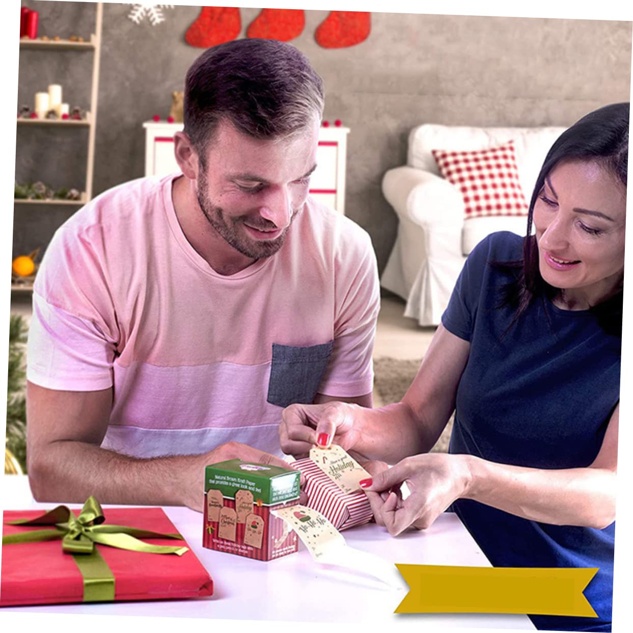 Lurrose 3 Rollen Selbstklebende Etiketten Weihnachtsetiketten Aufkleber Umschlagetiketten Weihnachtsetiketten Aufkleber Weihnachts Weihnachts Namensschilder