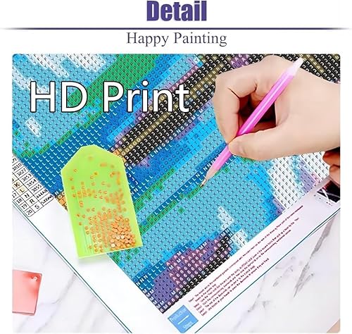 Miniatura 2 de Pintura de diamantes para perros manchados, arte de diamantes 5D para adultosniños, pintura por números, pinturas de diamantes grandes, arte de