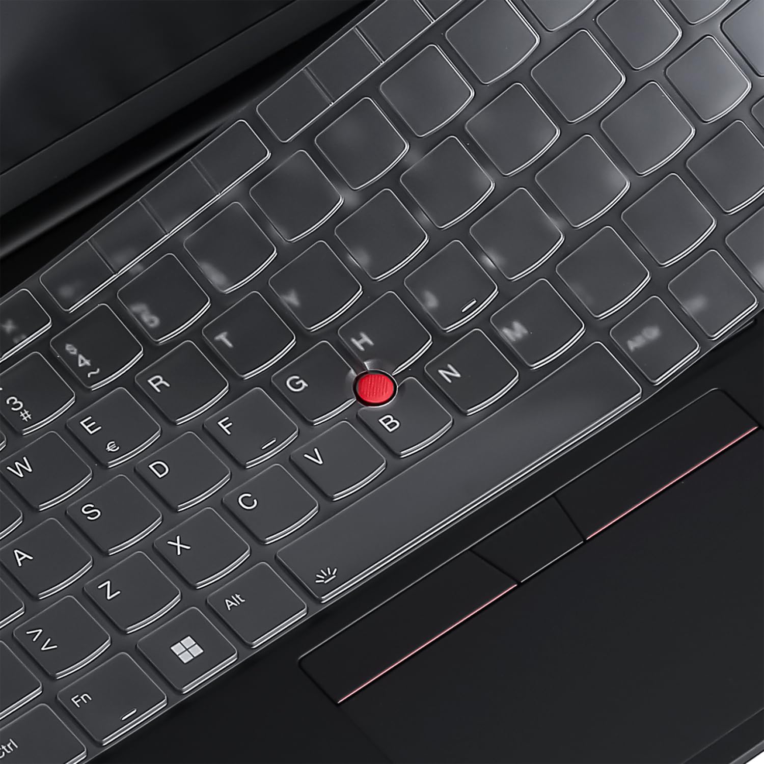 [Layout EU/UK] Copertura per tastiera compatibile con Lenovo ThinkPad E14 Gen 7 (2025) da 14 pollici, cover protettiva trasparente