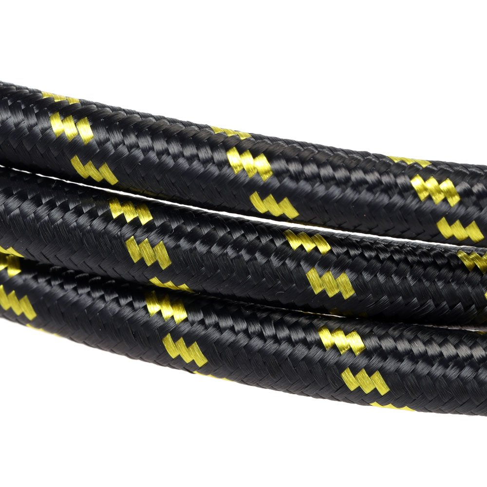 Saluaqui Airbrush Hose, 10 Foot Braided Rubber Hose with Standard 1/8 Size Fittings on Both, for Most Airbrush Kit - Image 4