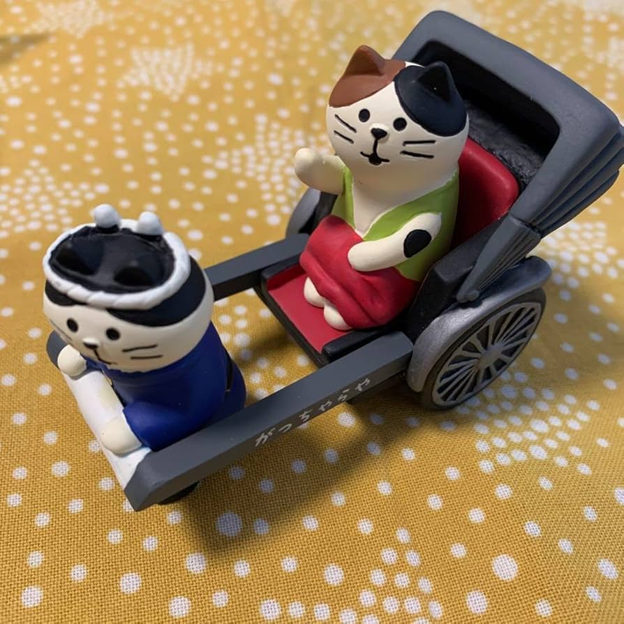 コンコンブル 人力車猫 マスコット Amazon.co.jp: コンコンブル 人力車猫 マスコット : おもちゃ