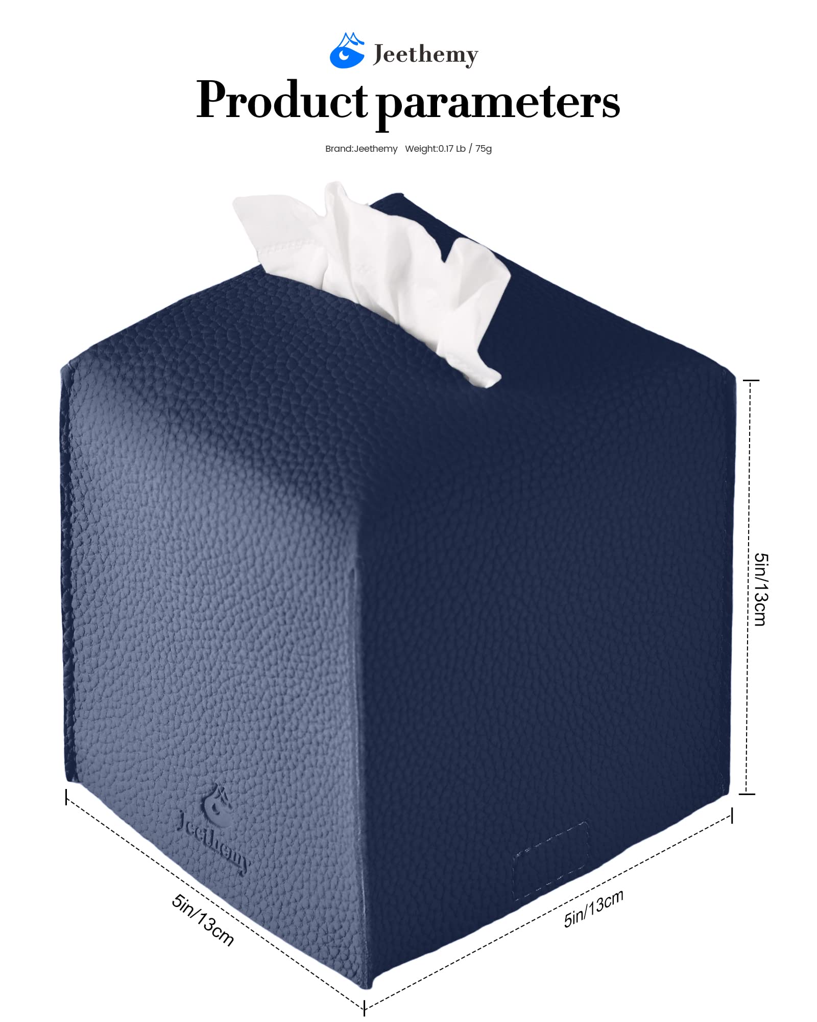 Amazon.com: Tissue Box Cover, Jeethemy Square PU Leather Tissue
