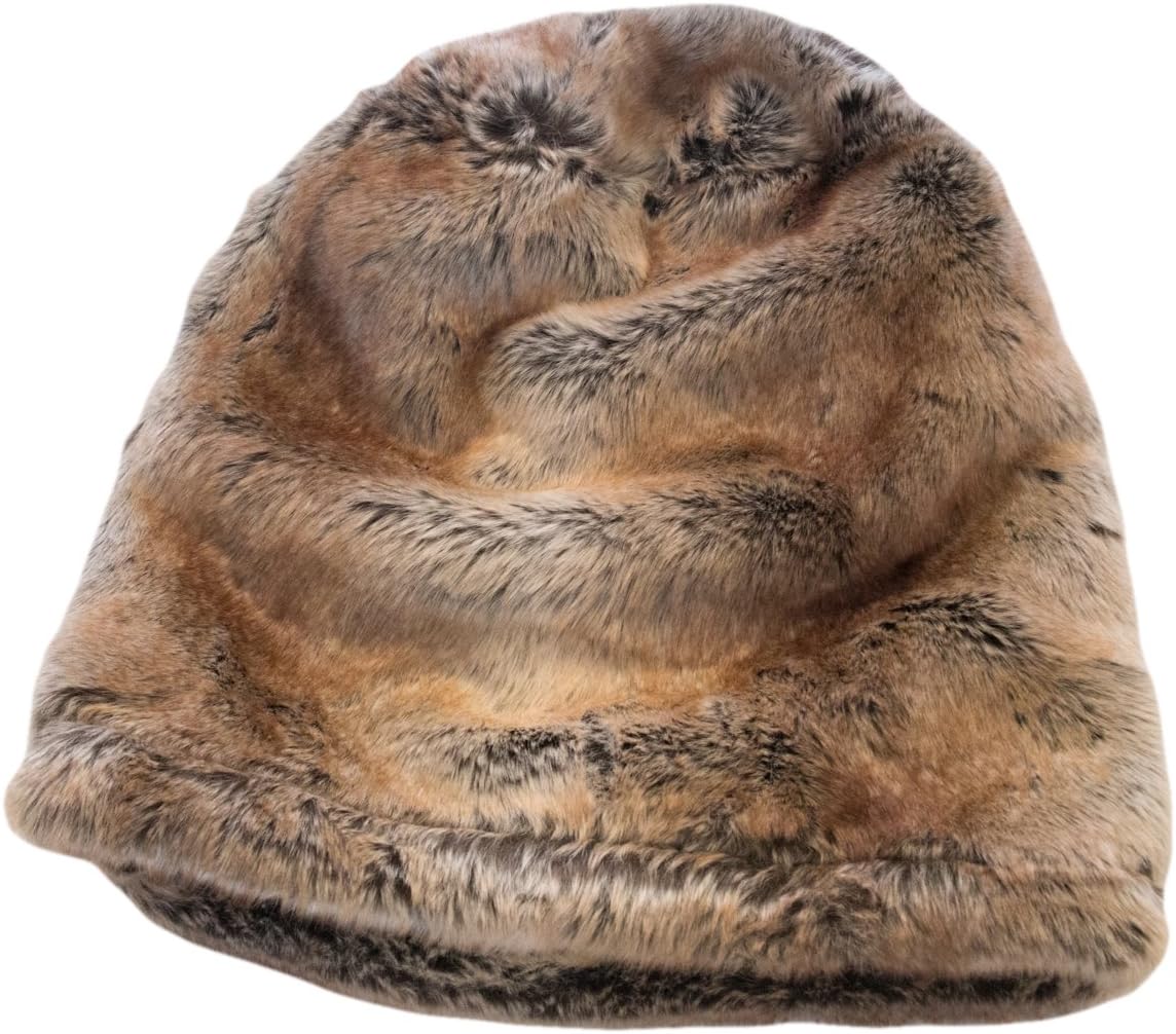 GoodDogBeds 21 by 14 by 17.5-Inch Faux Fur Cubby, Small, Brown Shell