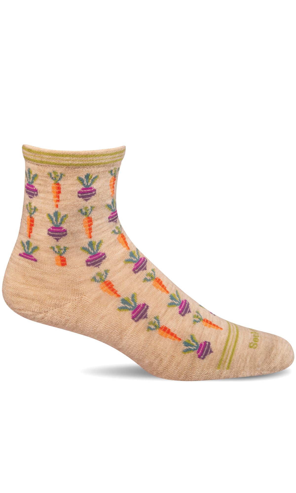 Sockwell Women's Roots Quarter Sock, Barley - S/M