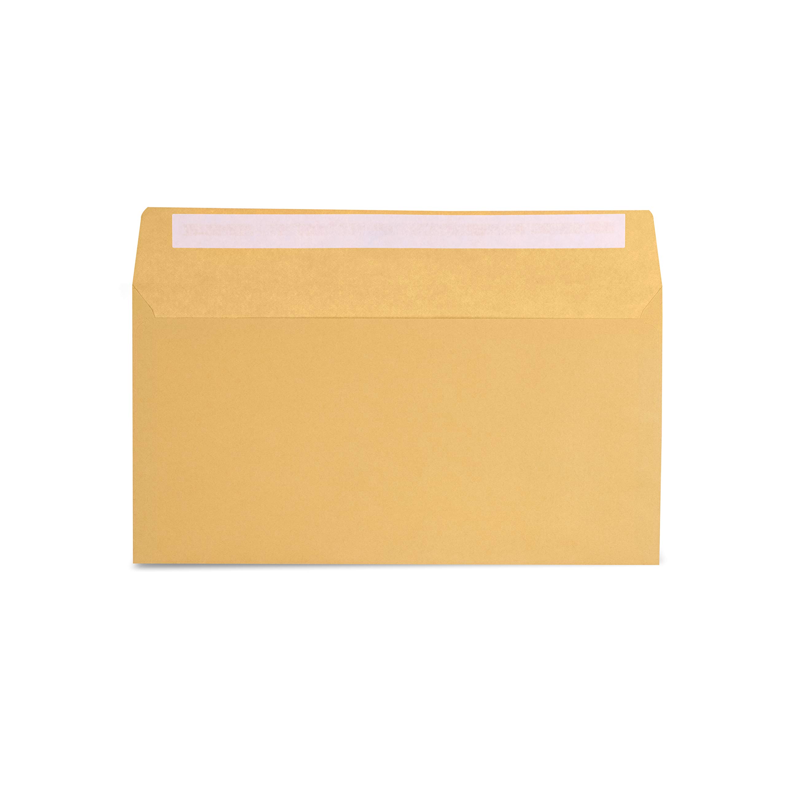 MASHPAPER äußere Postzustellungshüllen | gelb, mit Fenster | 125 x 235 mm
