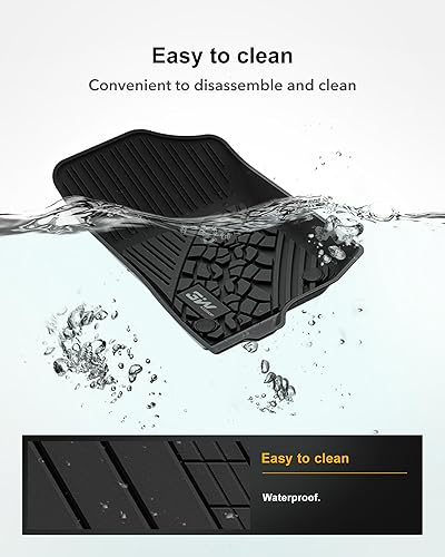 Miniatura 5 de 3W Alfombrillas compatibles con Jeep Wrangler 4XE 2021-2023 híbridas de 4 puertas TPE para todo tipo de clima, ajuste personalizado, 1 y 2 fila,