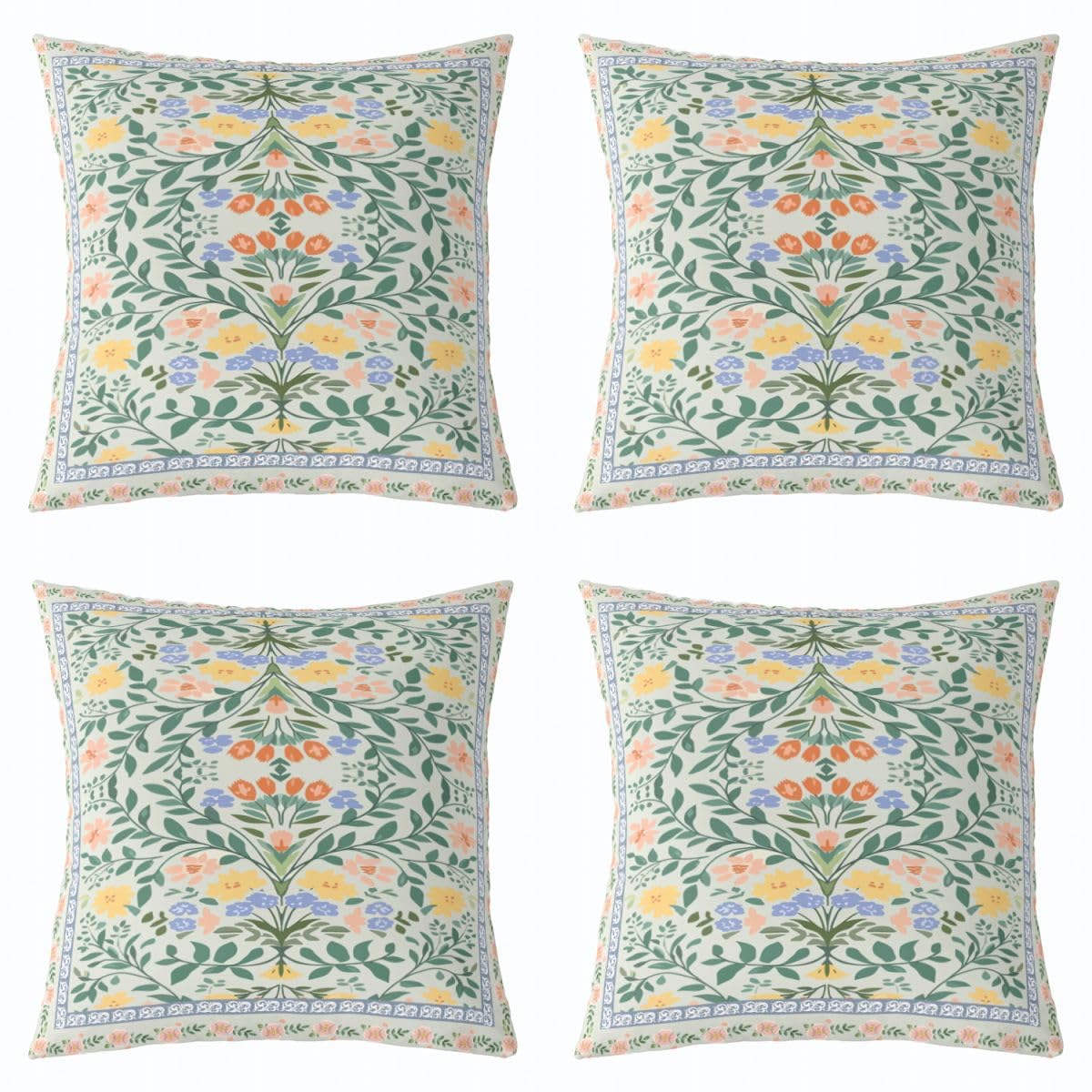 Housse de coussin vert pour transformer la chambre enfant en jardin de rêve