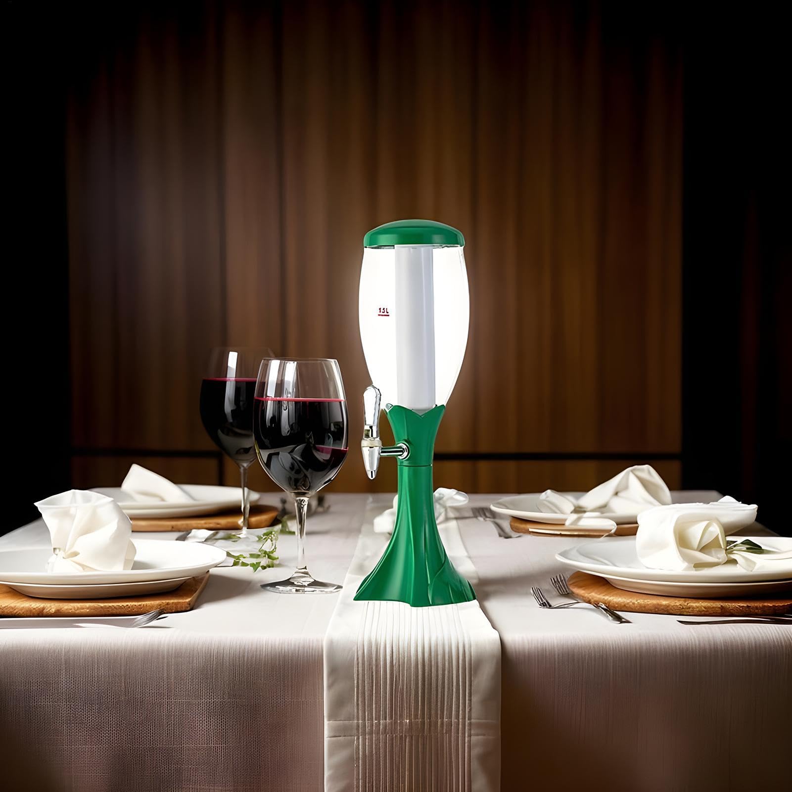 Torre di birra, dispenser per birra da tavolo, dispenser a torre di | liquore di whisky con tubo di ghiaccio e rubinetto, dispenser di bevande ad acqua brillante per bar, pub, ristorante