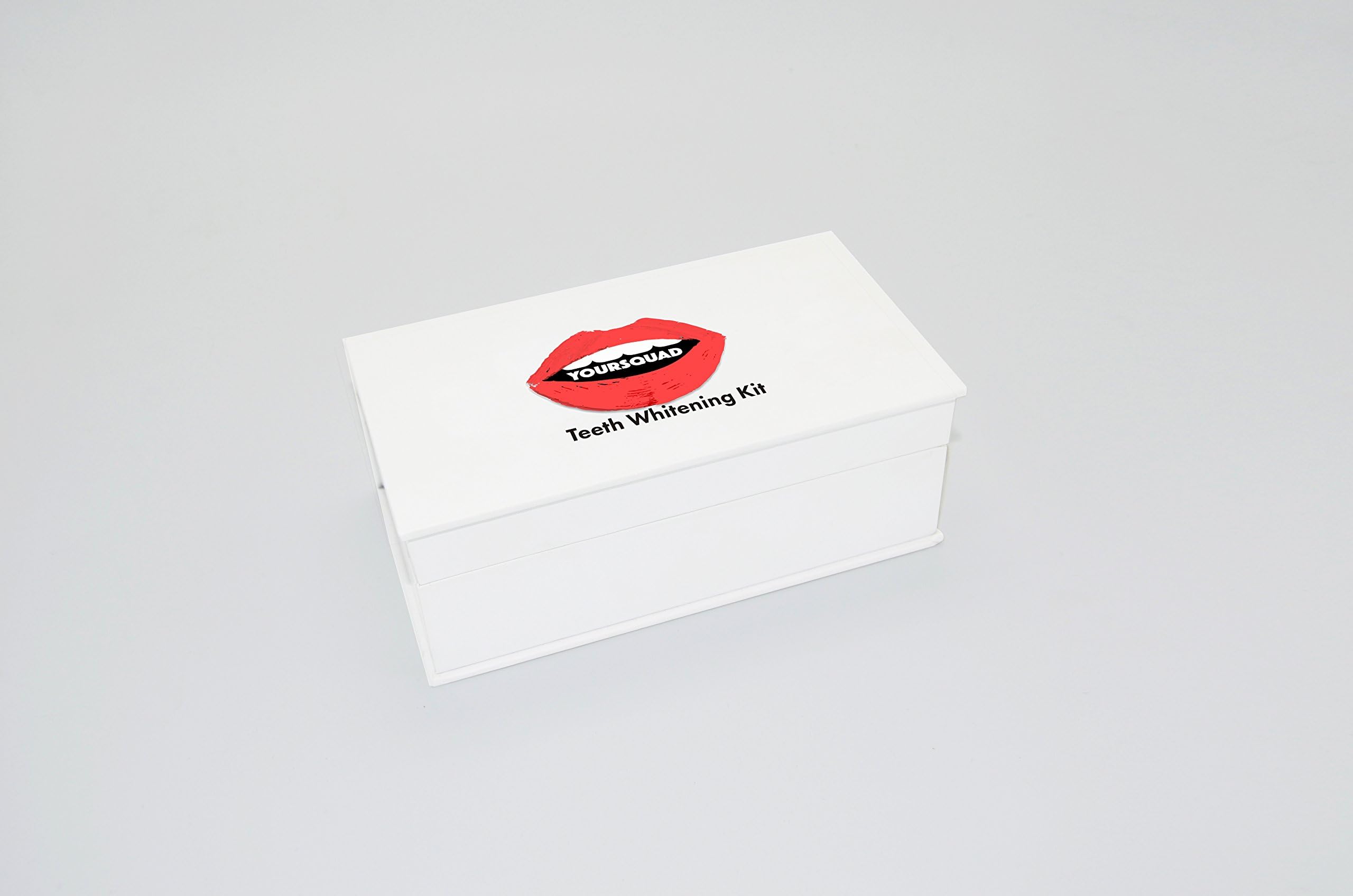 LED Light Teeth Whitening Kit: Yoursquad at Home Professional LED Teeth Whitening Kit for a Bright White Smile - Teeth Whitener Gel Kits with 3X Gel Syringes, UV Light, Mouldable Mouth Tray and More