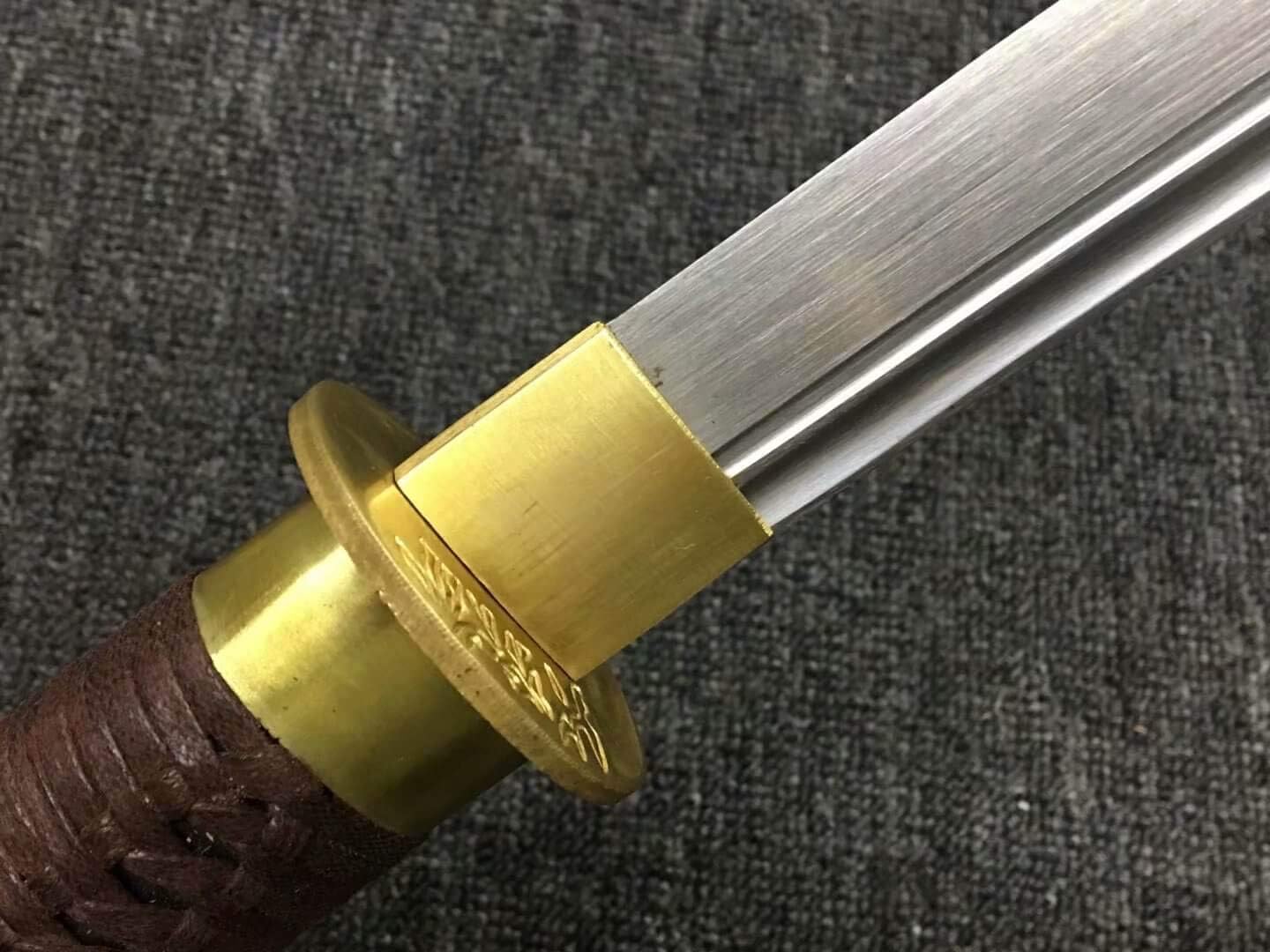 Broadsword,Horse Chopping Sword,High Carbon Steel Blade,Redwood Scabbard