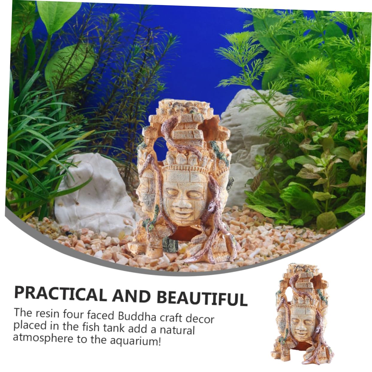 BESPORTBLE 1pièce Ornement pour Aquarium Décoration Crâne De Reptile Accessoire pour Aménagement De Fish Tank Et Terrarium