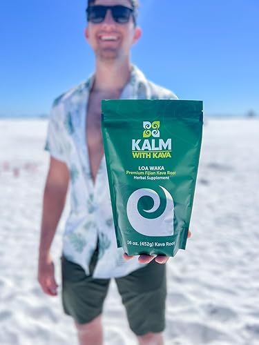 Kalm with Kava Loa Waka Moler tradicional (16 onzas)