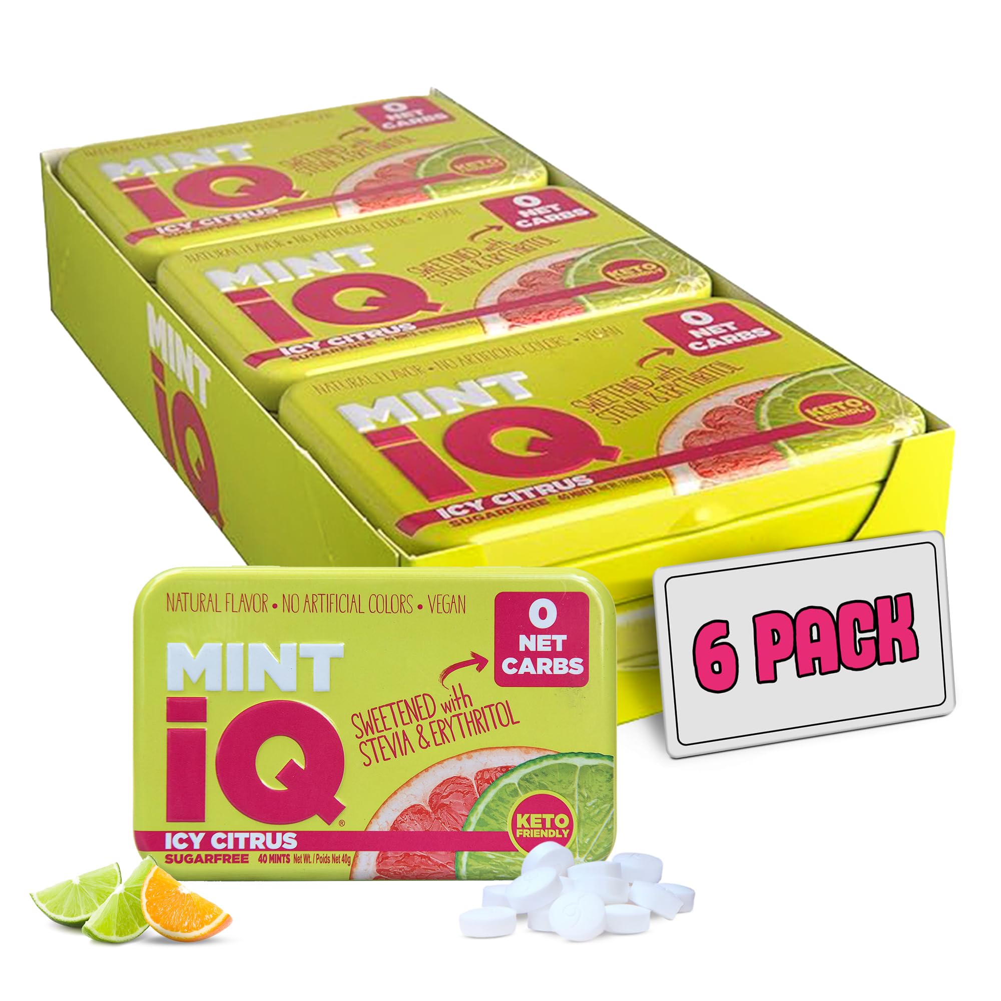 みんとてぃー Amazon.com : Big Sky MINT iQ Icy Citrus Mint Candy 40 grams Pack