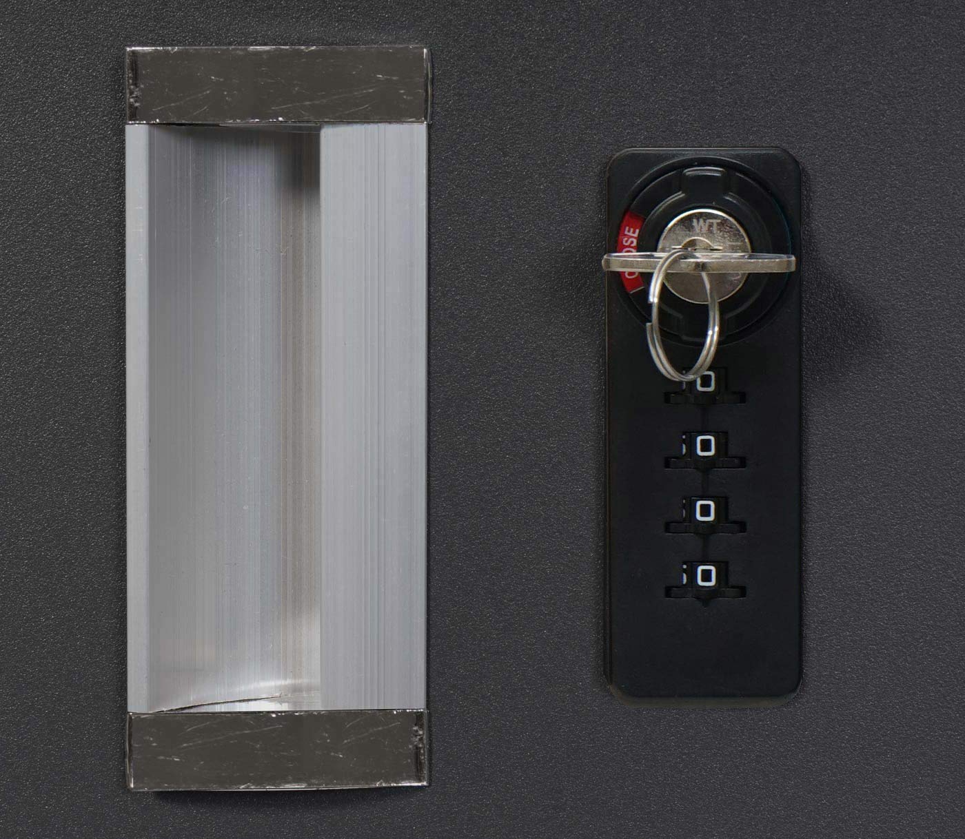 4er-Mülltonnenverkleidung HWC-E83, Mülltonnenbox Mülltonnenabdeckung, erweiterbar 117x263x80cm - anthrazit, Stahl 108kg
