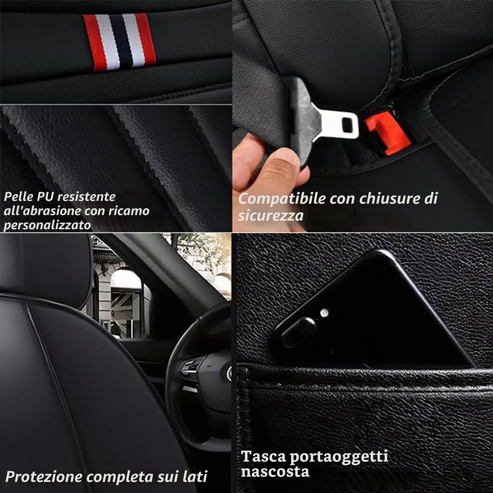 Coprisedili Auto per Dacia Duster 3 2024-2026/Dacia Bigster 2025-2026(Hybrid), Set di Coprisedili e Copri Poggiatesta per Auto, Impermeabile Comodi