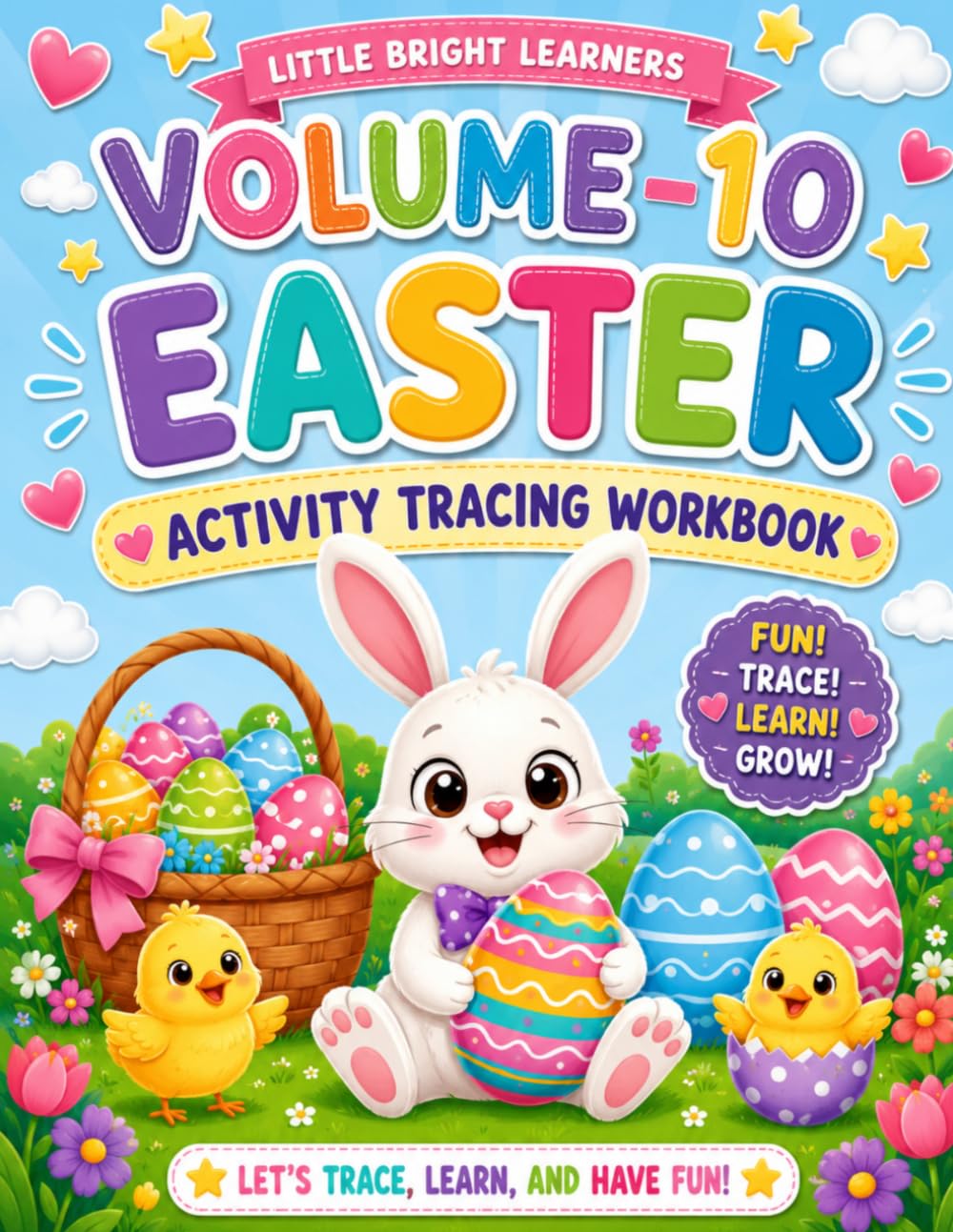 Easter Activity Tracing Workbook! Volume 10: Preschool Easter Tracing Activities for Ages 2–5 | Bunny Paths, Egg Tracing, Mazes, Fine Motor Practice & ... Bright Learners Preschool Workbook Series)