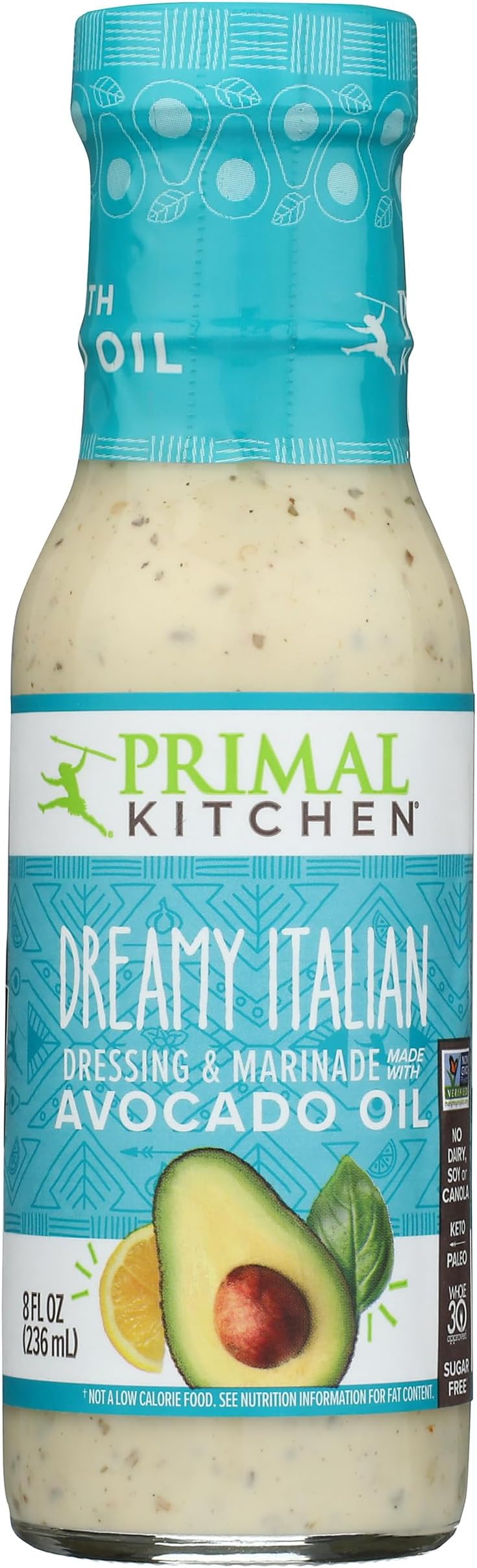 Primal Kitchen - Gluten Free Avocado Oil Dressing & Marinade Dreamy Italian 8 181529