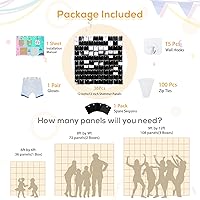 Vista 108 de 36 Panels Giltter Wall Backdrop Pink Shimmer Wall Backdrop for Party Wedding Birthday Engagement Bachelorette Parties Anniversary Decoration