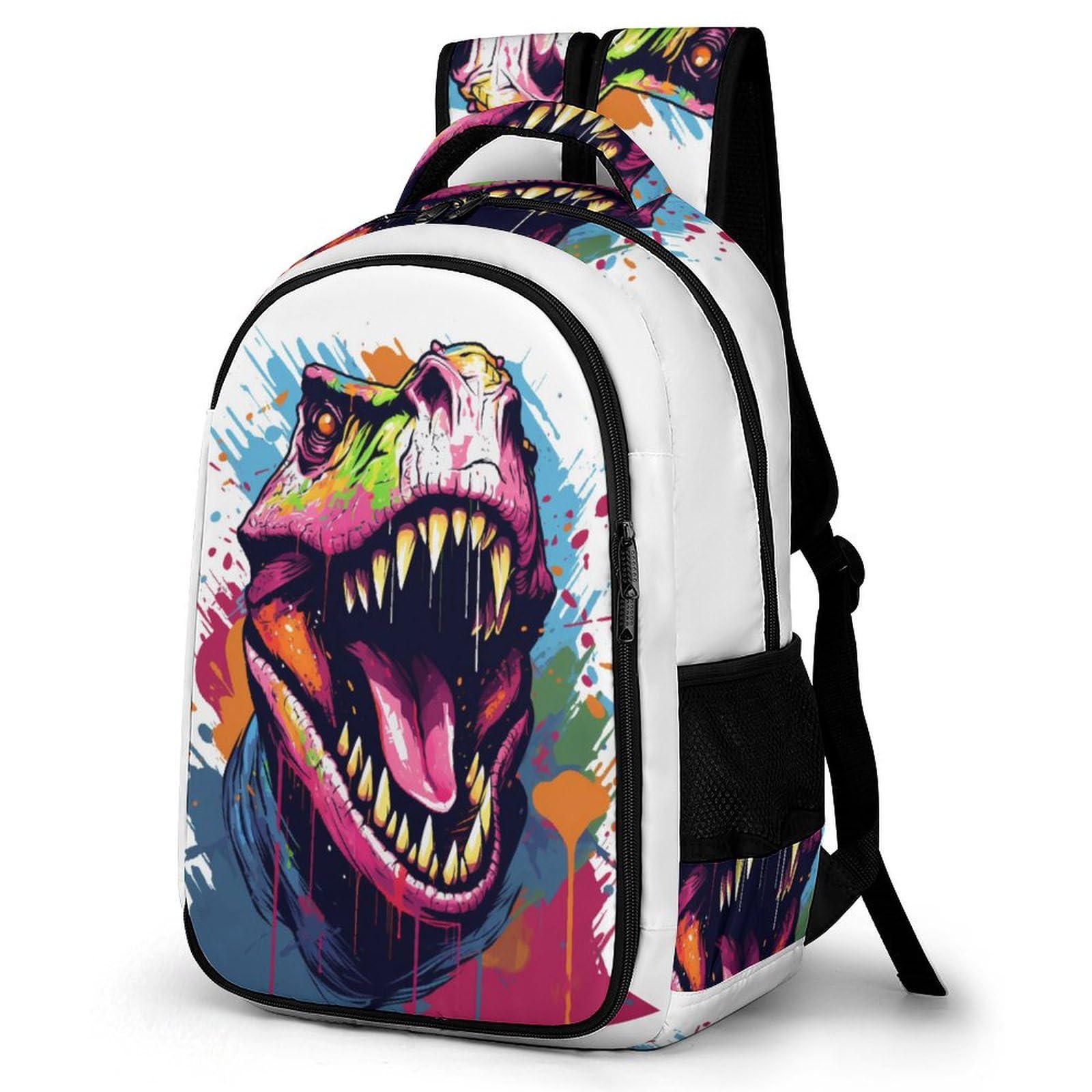 TPISLI School Backpack for Teens Kids, Travel Dinosaur School Bags Animals Backpack for Teenage Girls Lightweight Rucksack Water Resistant Bookbag Daypack