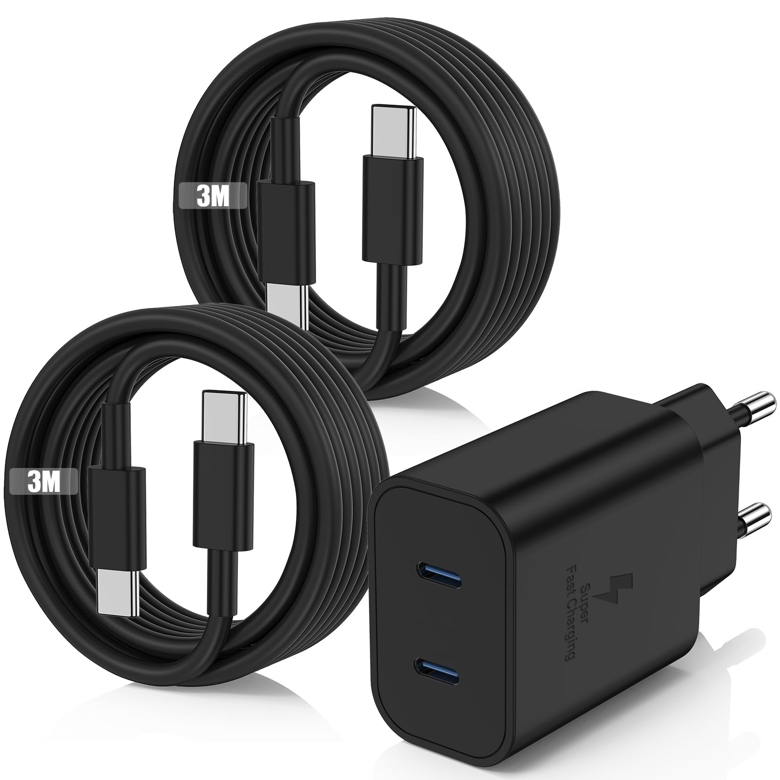 Chargeur rapide 45W Type C câble long pour Galaxy S25 et S24 portable - 8