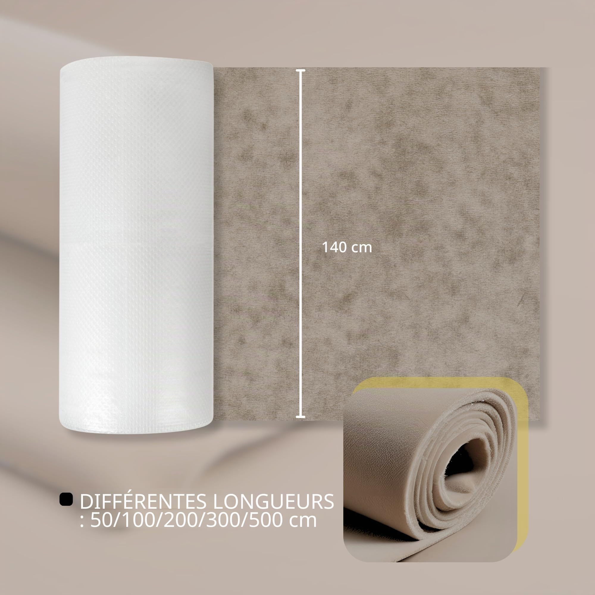 TAPHICEROS Tissu en velours Autocollant, Noir, 200cm x 140cm, Vendu au Mètre de tissu en microfibre, Matériau décoratif, Artificiel Aspect Daim Imitation pour Rideau, Meubles, DIY, Auto