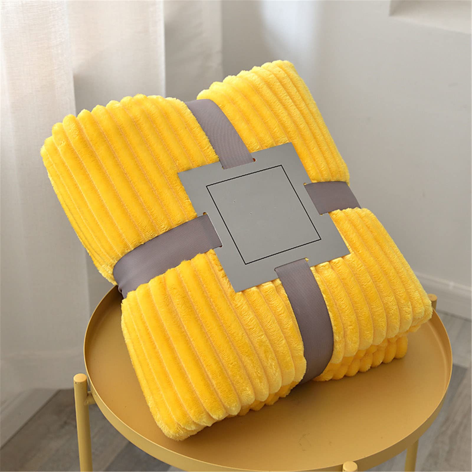 Couverture en flanelle polaire chaude et moelleuse pour dessus de lit