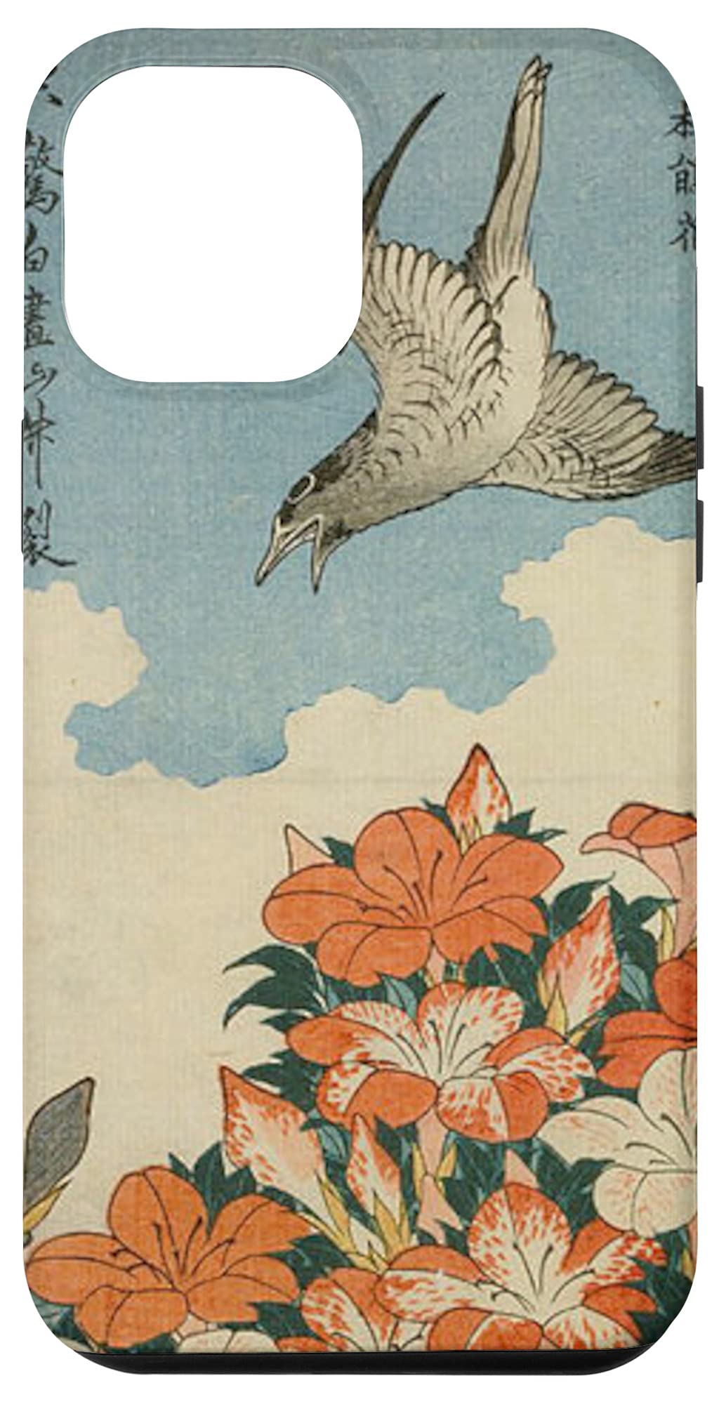 iPhone 12 Pro Max Katsushika Hokusai's Cuckoo and Azaleas Case