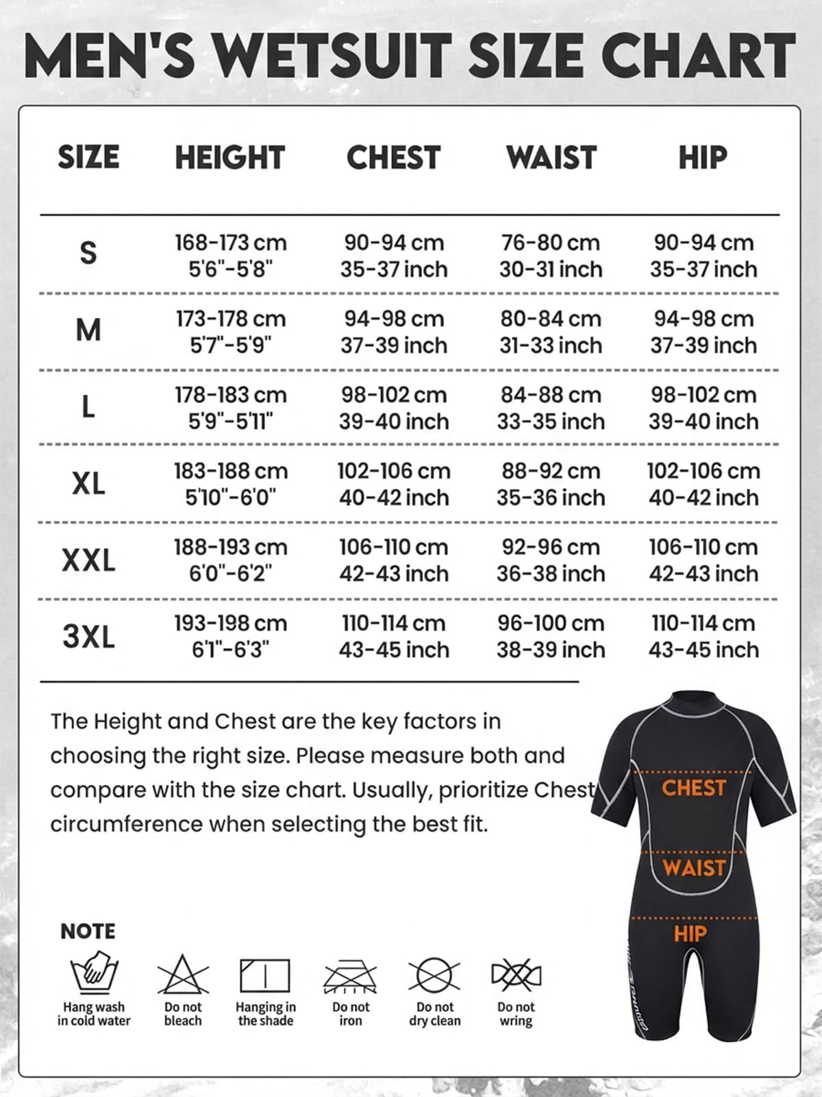 Owntop Traje de Neopreno Shorty 3/2mm Hombres Mujeres - Trajes de Buceo con Cremallera Trasera para Buceo Surf, Manga Corta Neopreno Elástico Wetsuit para Deportes Acuáticos