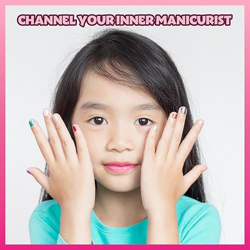 Miniatura 6 de Barbie - Townley Girl - Juego de esmalte de uñas de secado rápido no tóxico para niñas a partir de 3 años incluye 15 esmaltes de uñas con rueda de