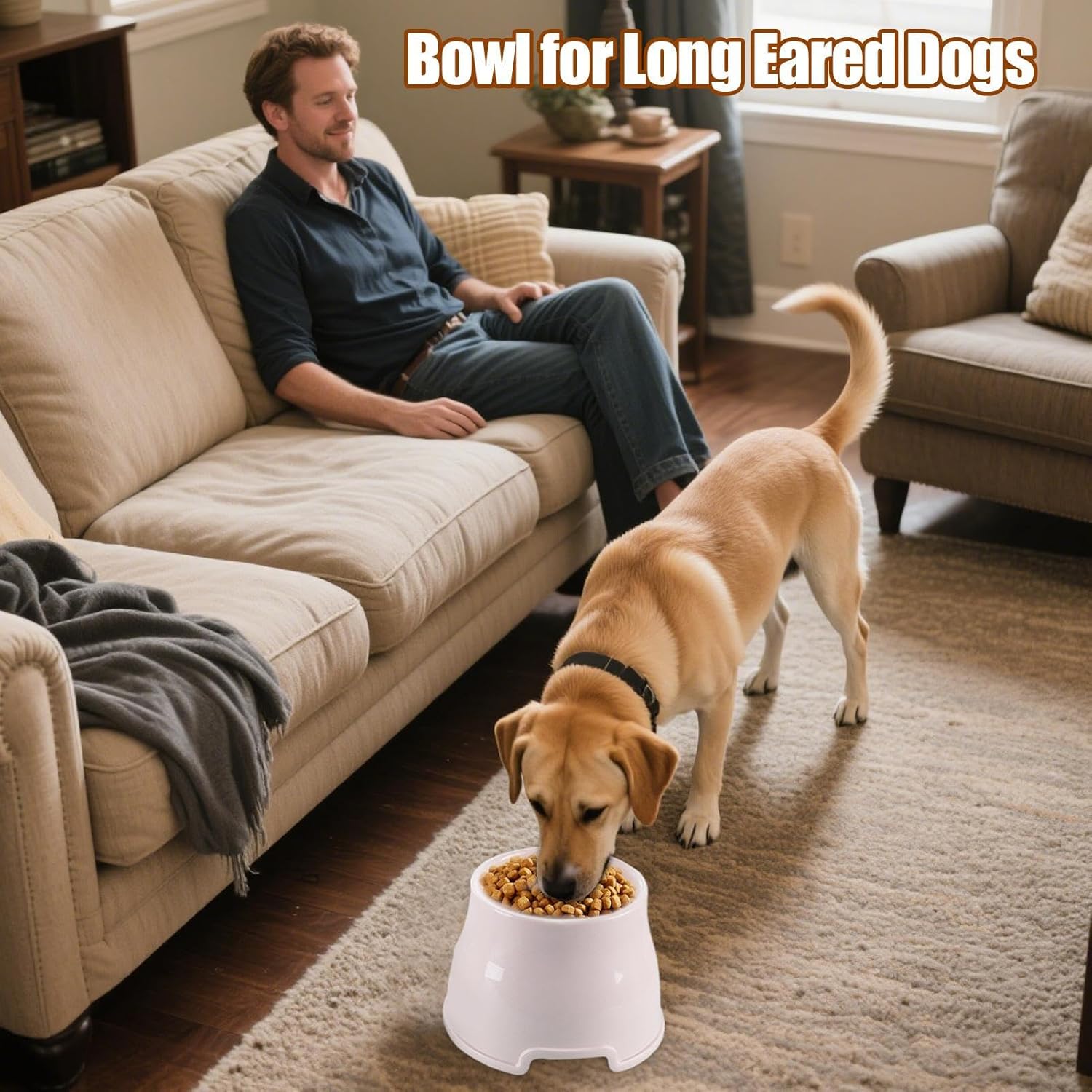 Elevated Dog Bowls,Cat Dishes for Food and Water | Scratch-Resistant Pet Feeding Dish for Large Medium Small Size Dogs Puppies Kittens Outdoor Travel - Image 3