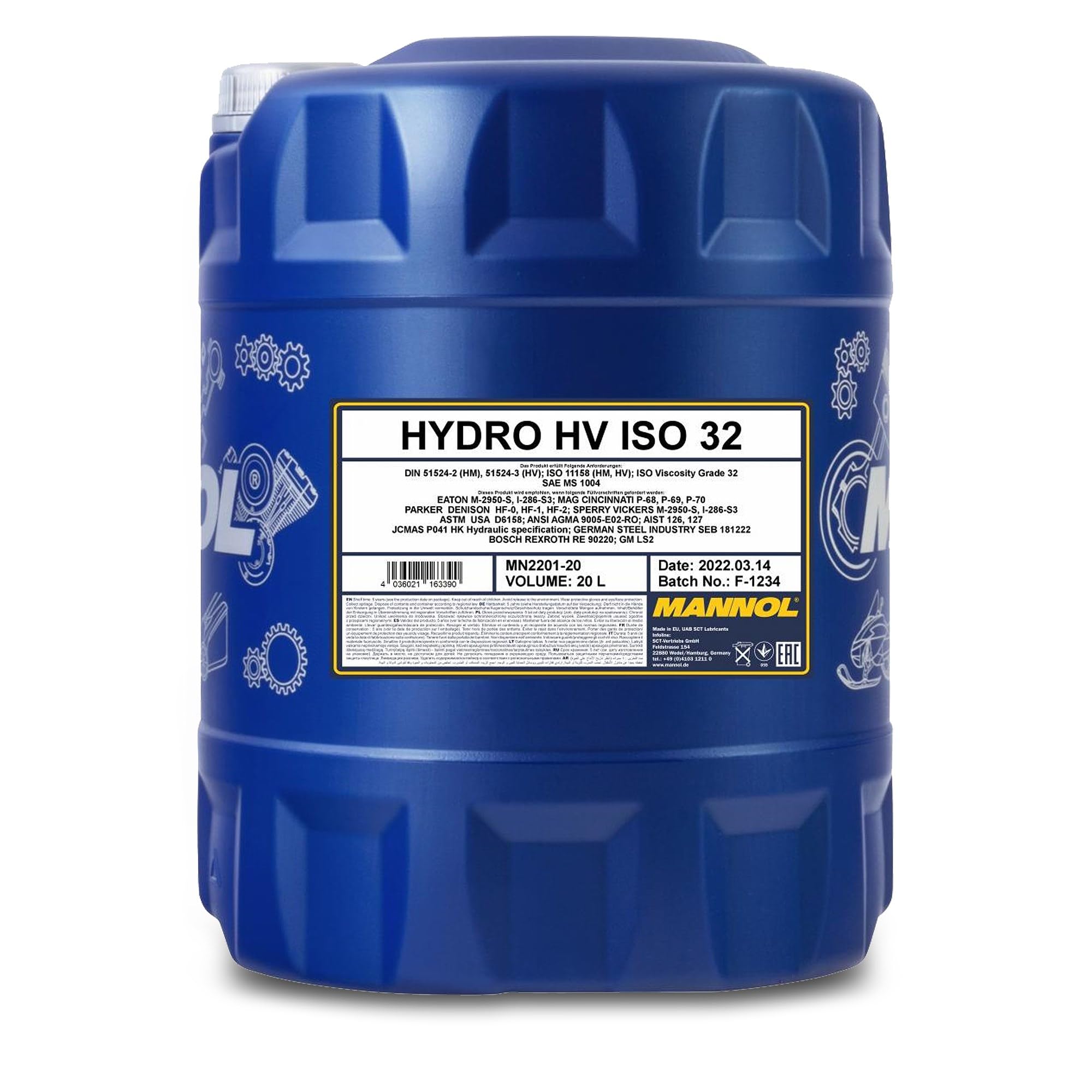MANNOL MN2201-20 Aciete hidráulica principal 20L