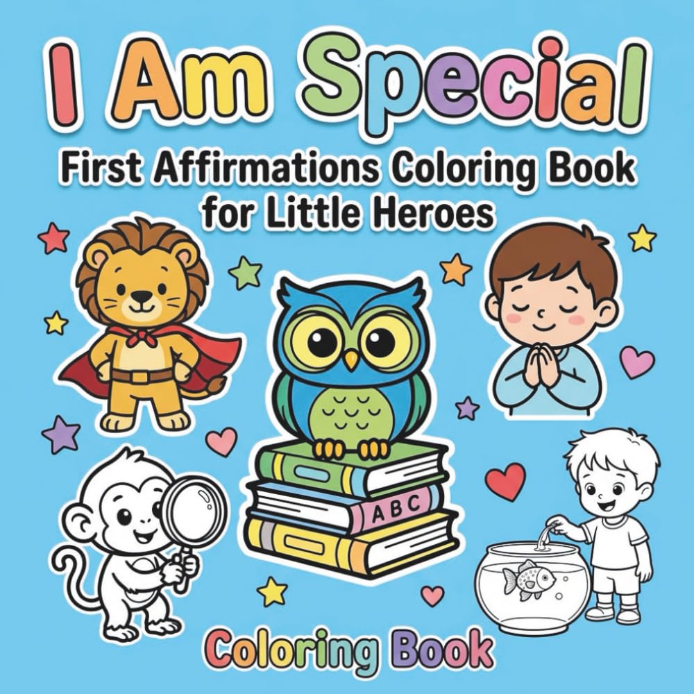 I Am Special: First Affirmations Coloring Book for Little Heroes.