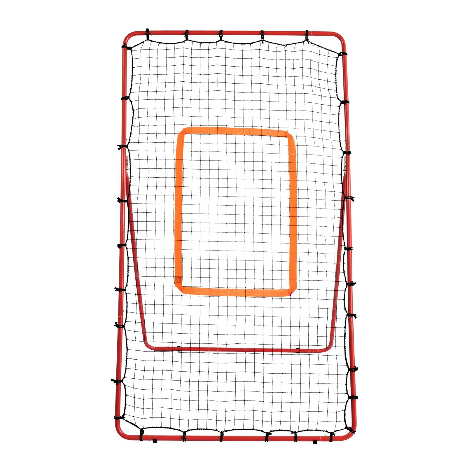 Rebound Net Volleyball,Adjustable Rebound Angles Volleyball Return Net - Portable Throwing Partner, Bounce Back Return Board Net for Players, Beginners