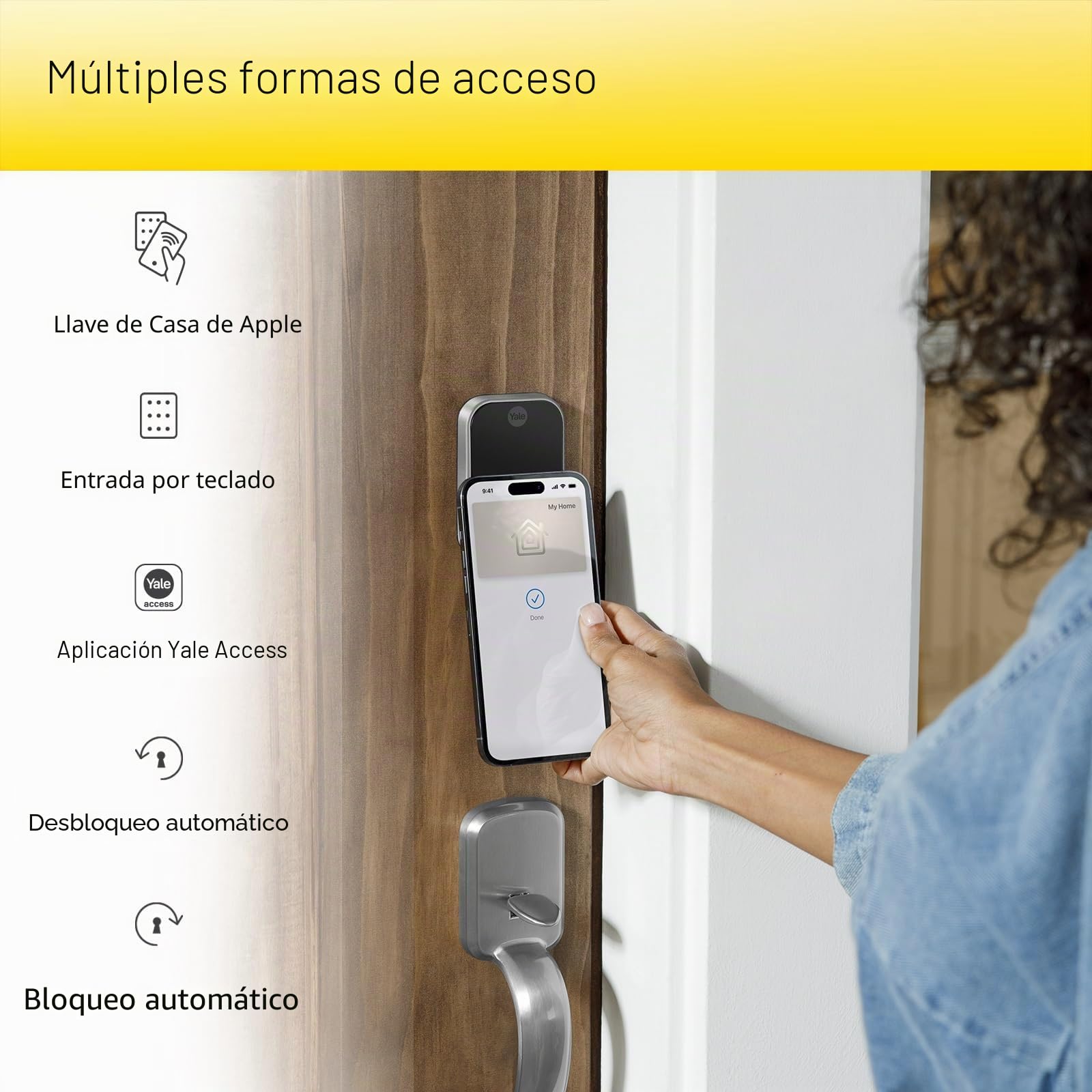 Yale Assure Lock 2 Plus (nuevo) con Apple Home Keys (Tap to Open) y Wi-Fi, bronce frotado con aceite