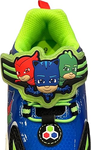 Miniatura 4 de PJ Masks Zapatos con luz para niños pequeños, zapatos deportivos con correa de velcro