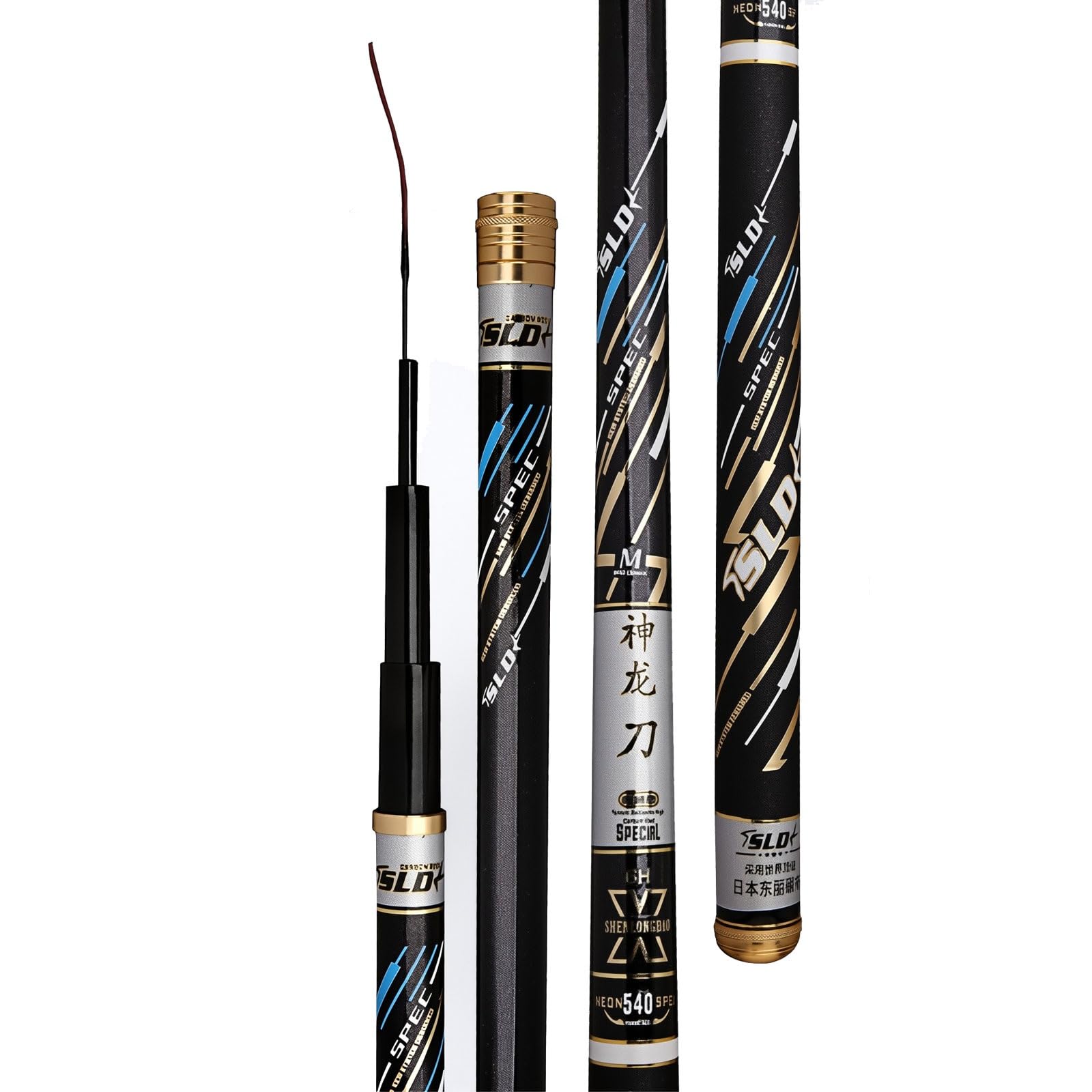 Carbon Fishing Rod SuperHard Ultralight Telescopic Fishing Pole Travel rods