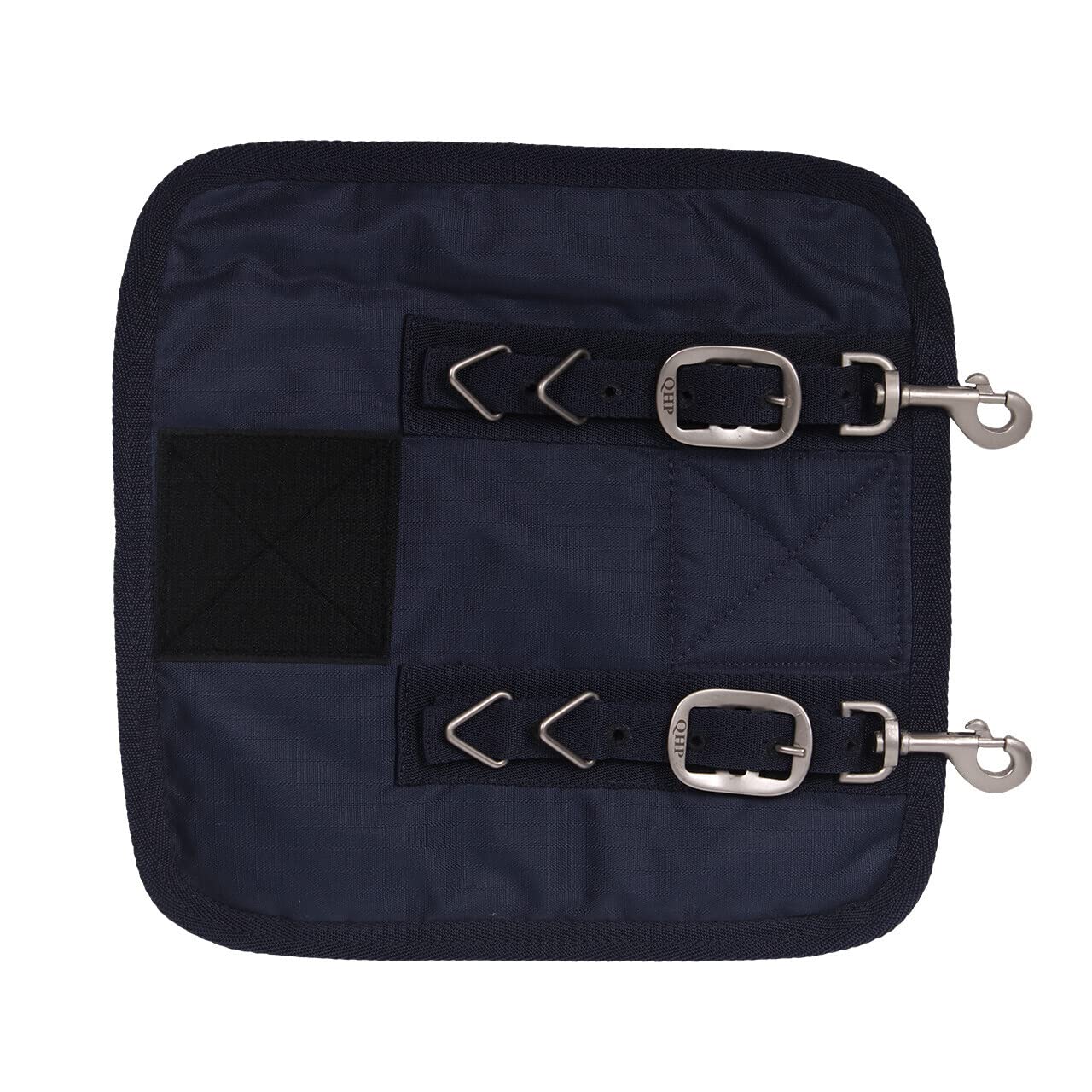 QHP Estensione del Torace con sgancio rapido per cavalli, estensione del petto per coperte per cavalli, accessorio, blu navy, taglia unica
