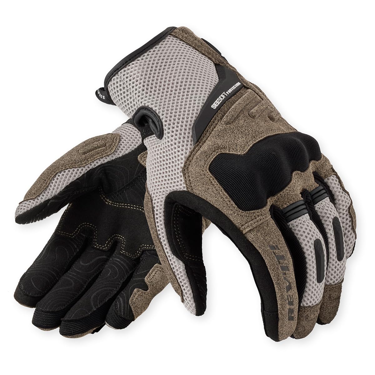 REV'IT! Revit Cavern Damen Motorrad Handschuhe, schwarz, XS