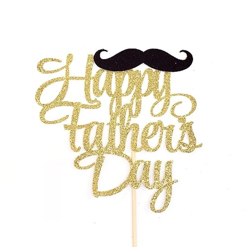 Happy Father's Day Cake Topper, Happy Dada's Day Cake Topper, Fathers Day Topper, Mustache Topper