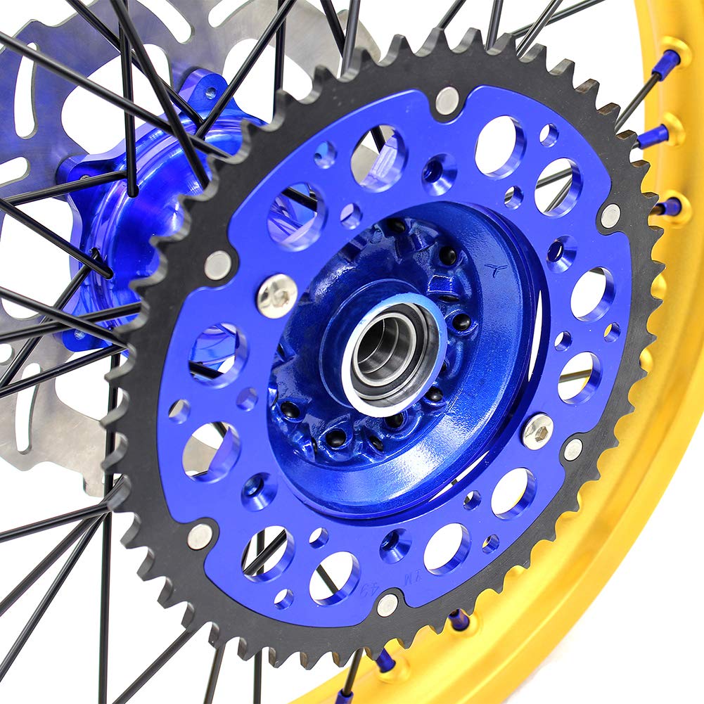 Amazon.com: KKE Front 1.6 * 21 Rear 2.15 * 19 Cast Wheels Rims Fit