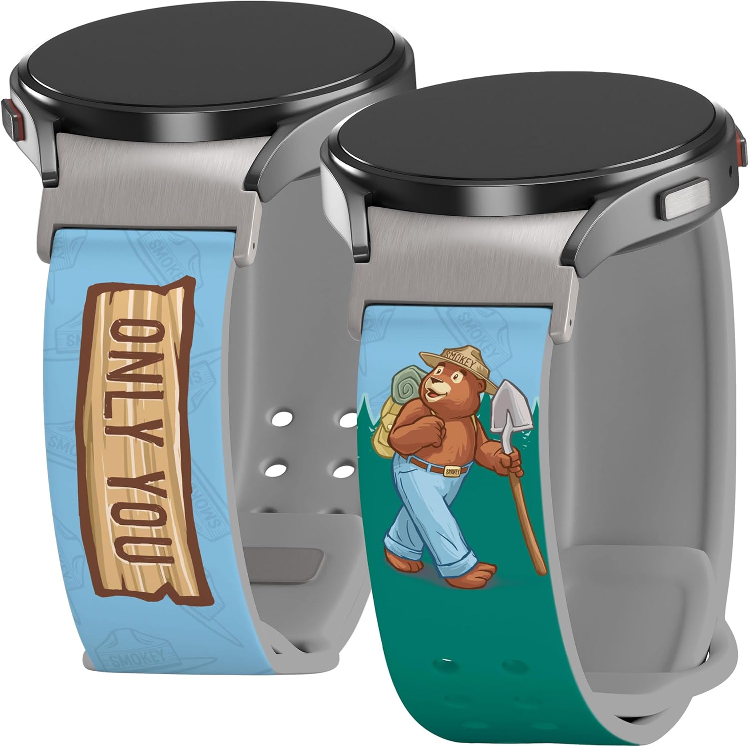 Affinity Bands Smokey Bear Springtime HD Watch Band Compatible with Samsung Galaxy Watch 4-7