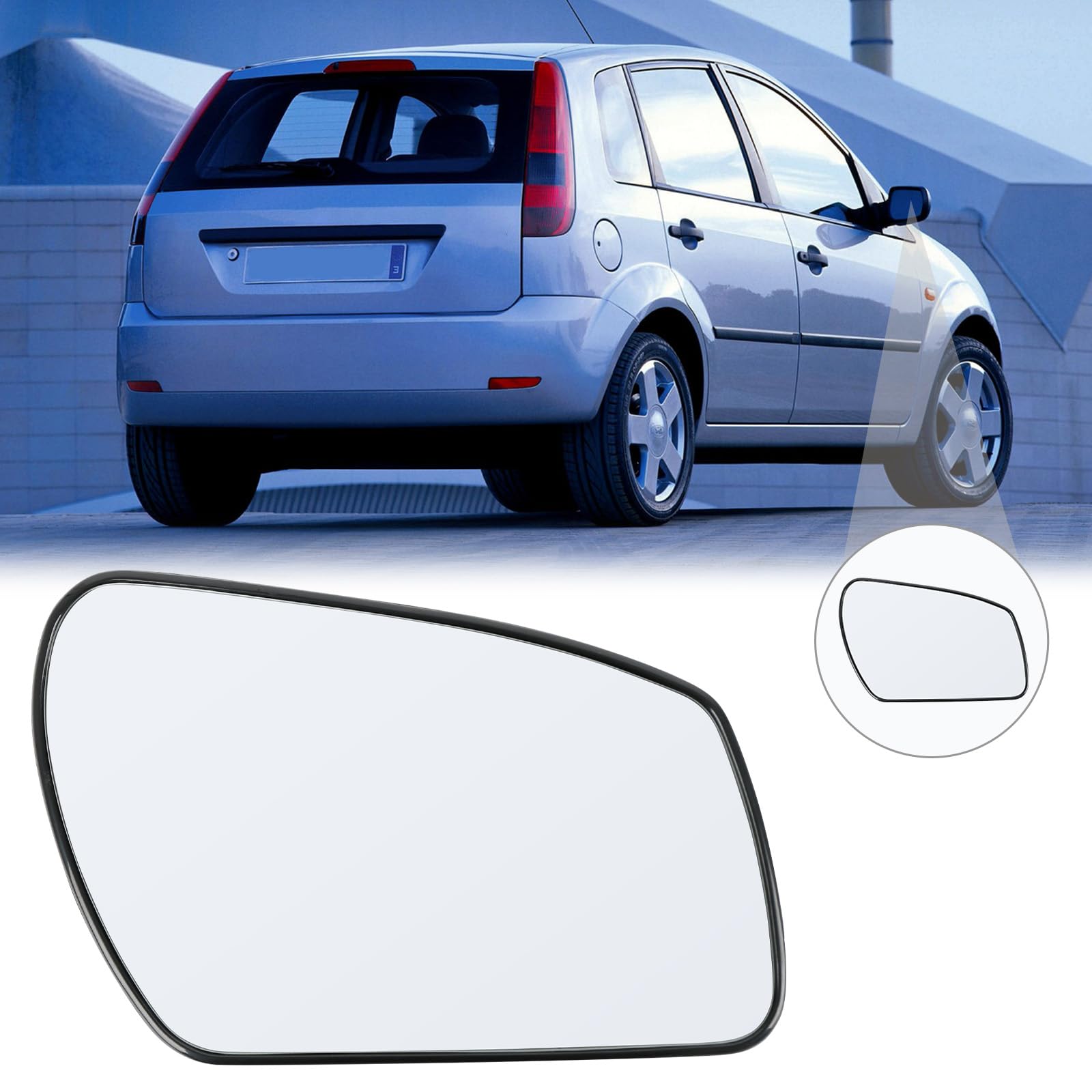 Miroir Rétroviseur Chauffant Droit Pour Ford Fiesta (2005-2008) Et Focus (2004-2007) - Référence 1363674 / 1363672 - 4